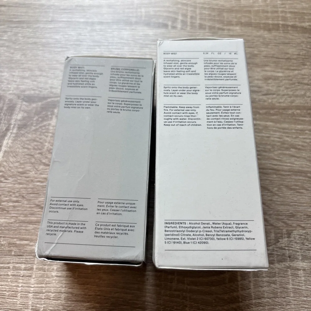 LOT OF 3 Salt & Stone Santal Vetiver 3.4 Oz Body Mist Mini 2.5 Oz Deodorant